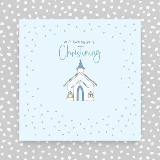 Picture of WITH LOVE ON YOUR CHRISTENING BLUE